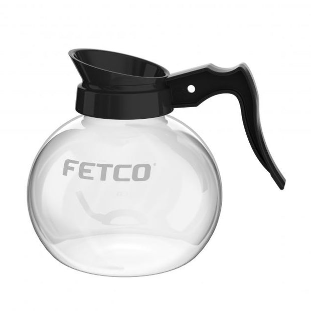 Fetco 1.9L Glass Server Black Handle